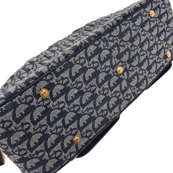 Christian Dior Navy Double Saddle Trotter Handbag MA-0080 135042 - Picture 6 of 10